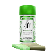 SOUR DIESEL - .5G 40's Infused Preroll 5 Pack