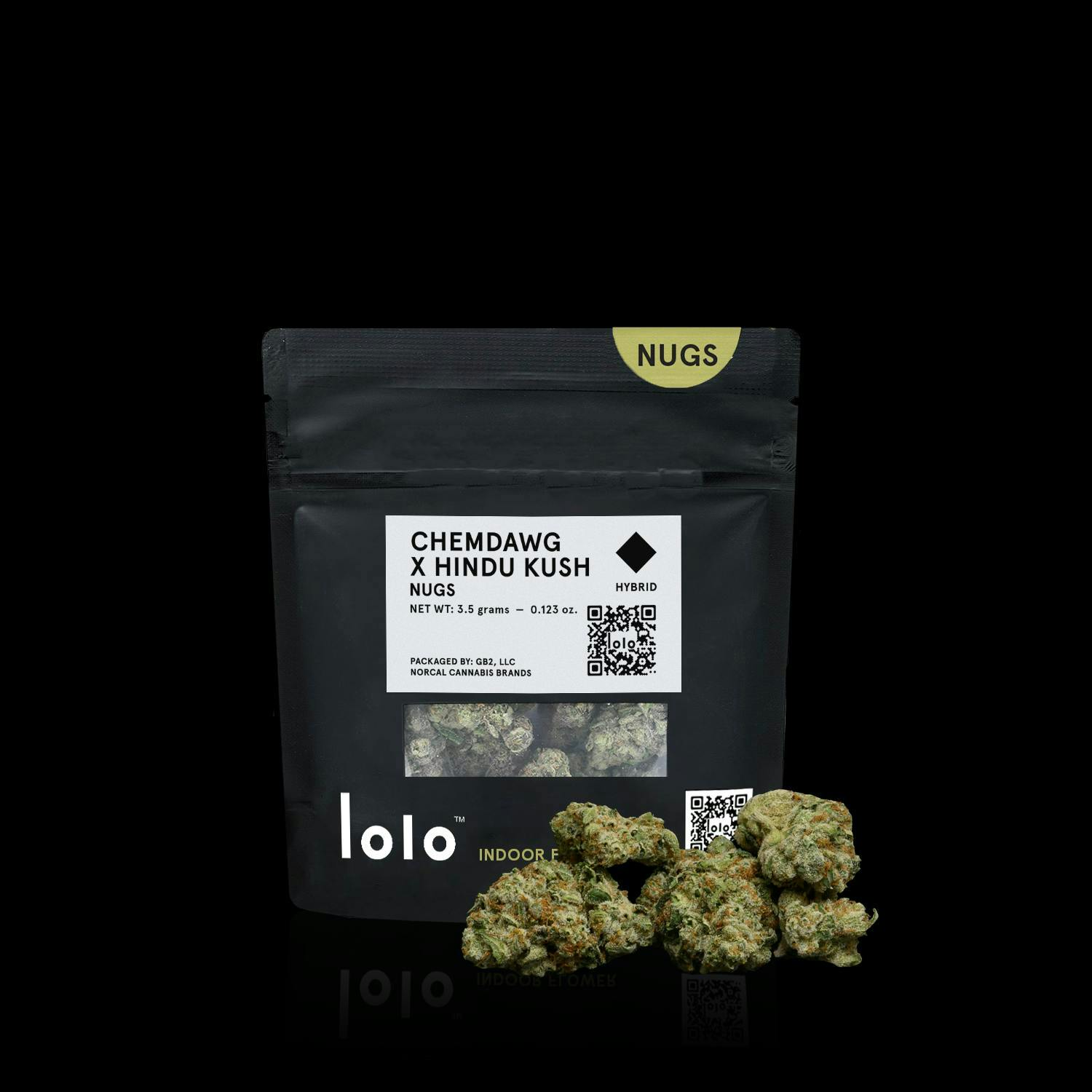 lolo | Chemdawg + Hindu Kush | Indoor Nugs | 3.5g - lolo