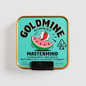 Goldmine Gummies - Goldmine - Watermelon & Jalapeño - Mastermind Gummies - 100mg THC - 10ct - (Sativa)