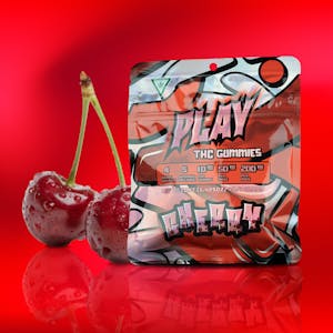 Play Michigan - Cherry ━ 200mg ━THC Gummies ━ Play
