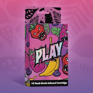 Play Michigan - Strawnana ━ 1g Hash Rosin Infused ━ 510 Cart ━ Play