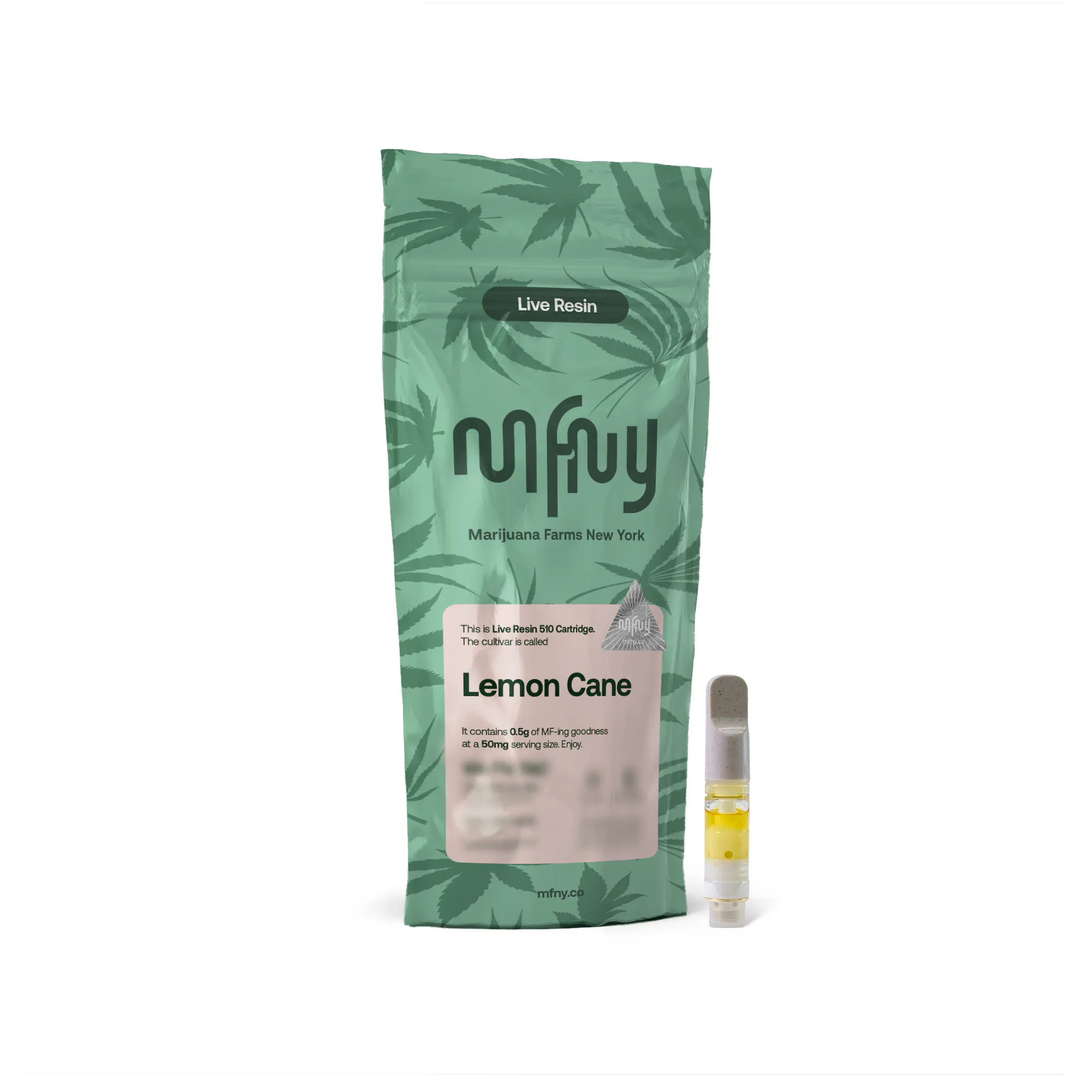 MFNY - Lemon Cane Live Resin Cart | 0.5g Main Image