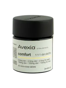 AVEXIA - Avexia Comfort Tablets 1:1:1 CBN:CBD:THC 40pk