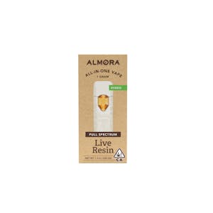 Almora - [Almora] Live Resin AIO - 1g - Bubble Bath (H)
