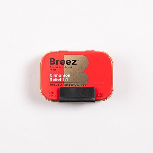 Breez — Cinnamon Relief Mint - Tin