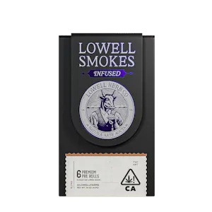 LOWELL - LOWELL - Infused Prerolls - The Relaxing Indica - 6PK - 4G