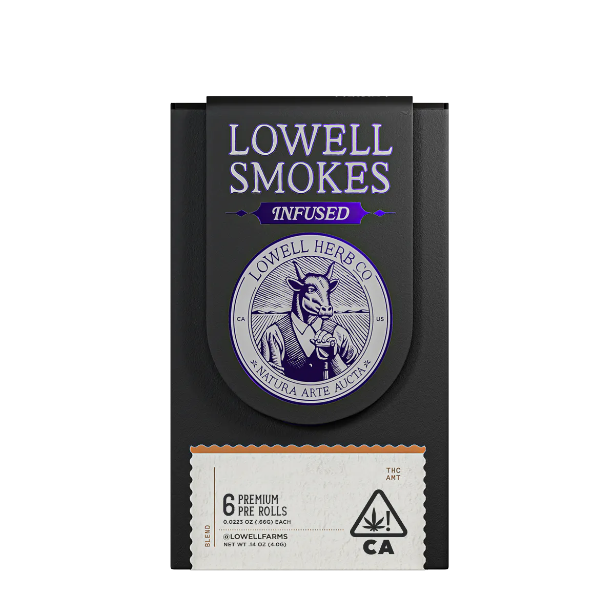 LOWELL - LOWELL - Infused Prerolls - The Relaxing Indica - 6PK - 4G Main Image