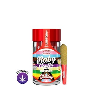 JEETER - Jeeter - Pre Roll Pack - Infused Baby Jeeter - Hybrid - Shirley Temple - (2.5g total) 5 Pack