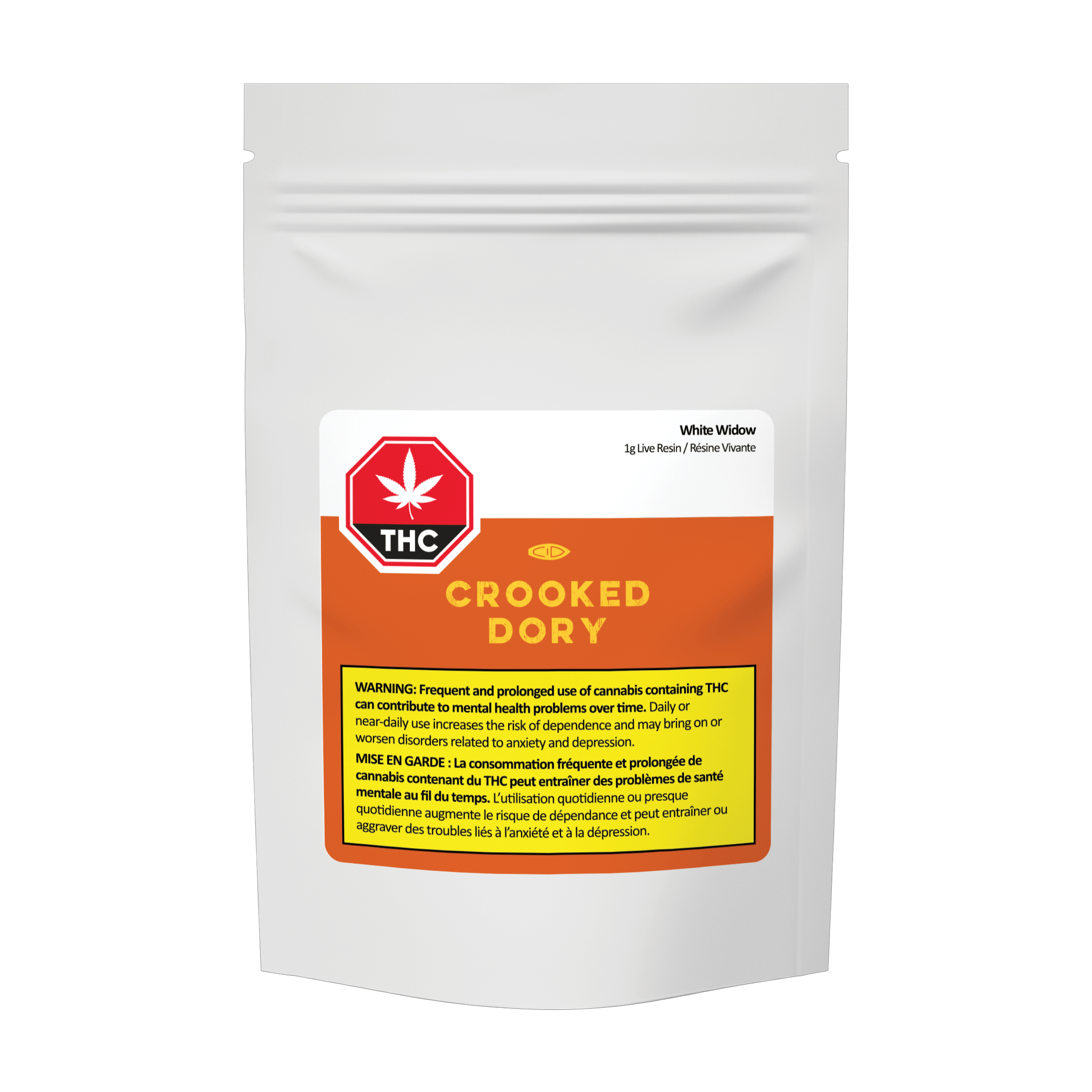 White Widow - Live Resin 1g - Crooked Dory
