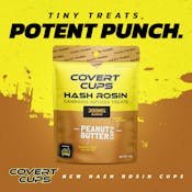 Covert Cups | Peanut Butter Cups | Hash Rosin Chocolates | 200mg