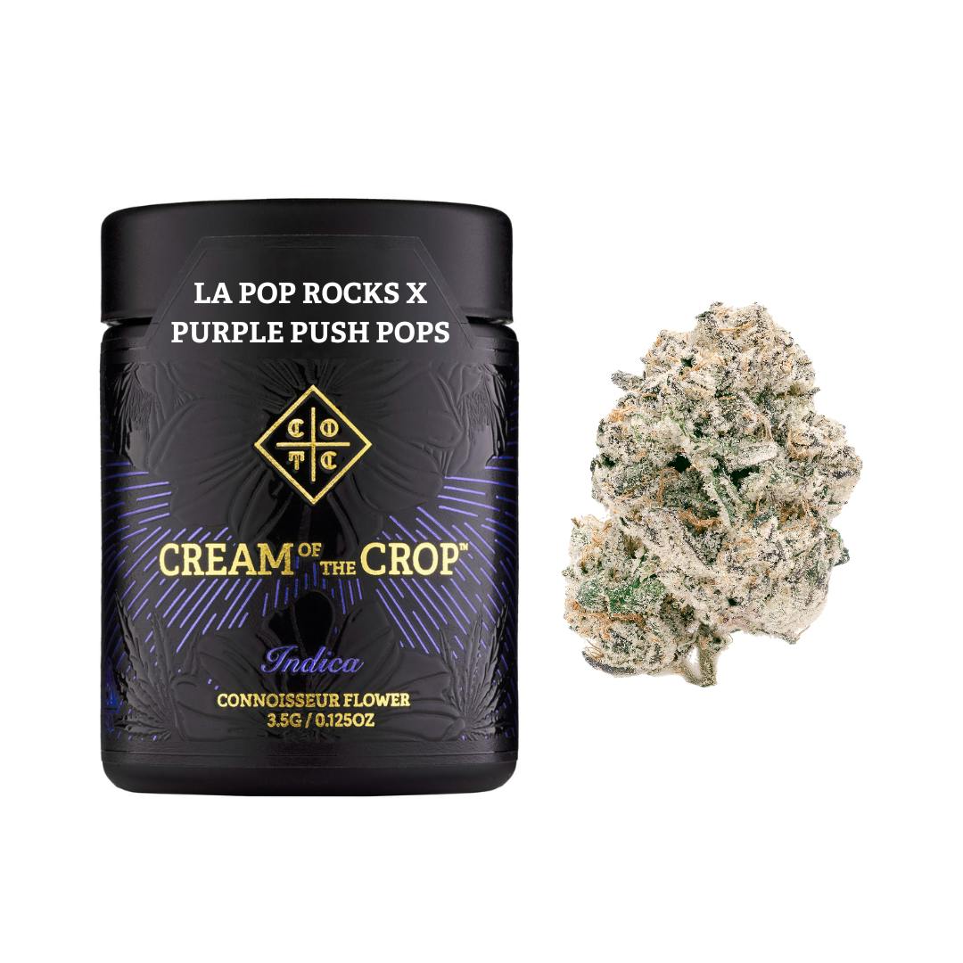LA Pop Rocks x Purple Push Pops | 3.5g | Flower - Cream of the Crop