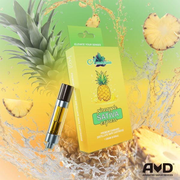 Amnesia MI | Pineapple Express | Cartridge | 1g - Amnesia MI