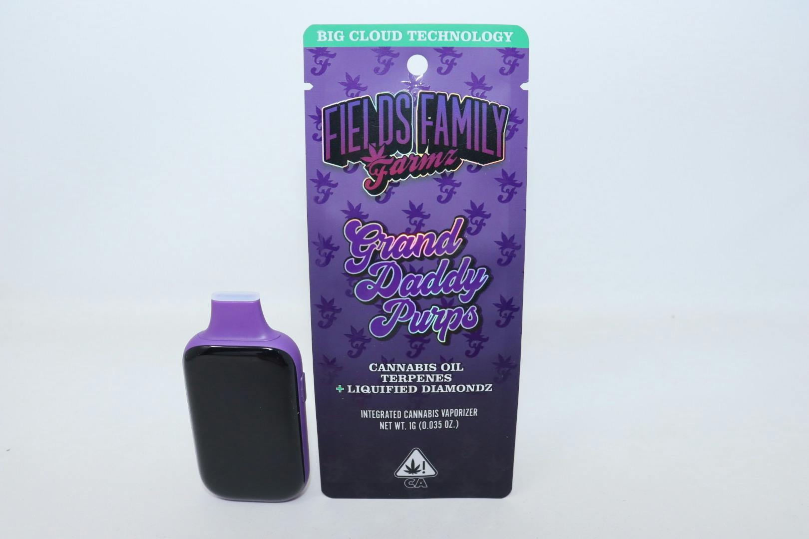Grand Daddy Purps 1g Liquified Diamondz All-In-One - Fields Family