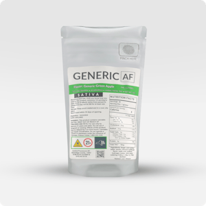 GENERIC AF - Generic AF | Green Apple Gummies | 20-Pack | 100mg Sativa 