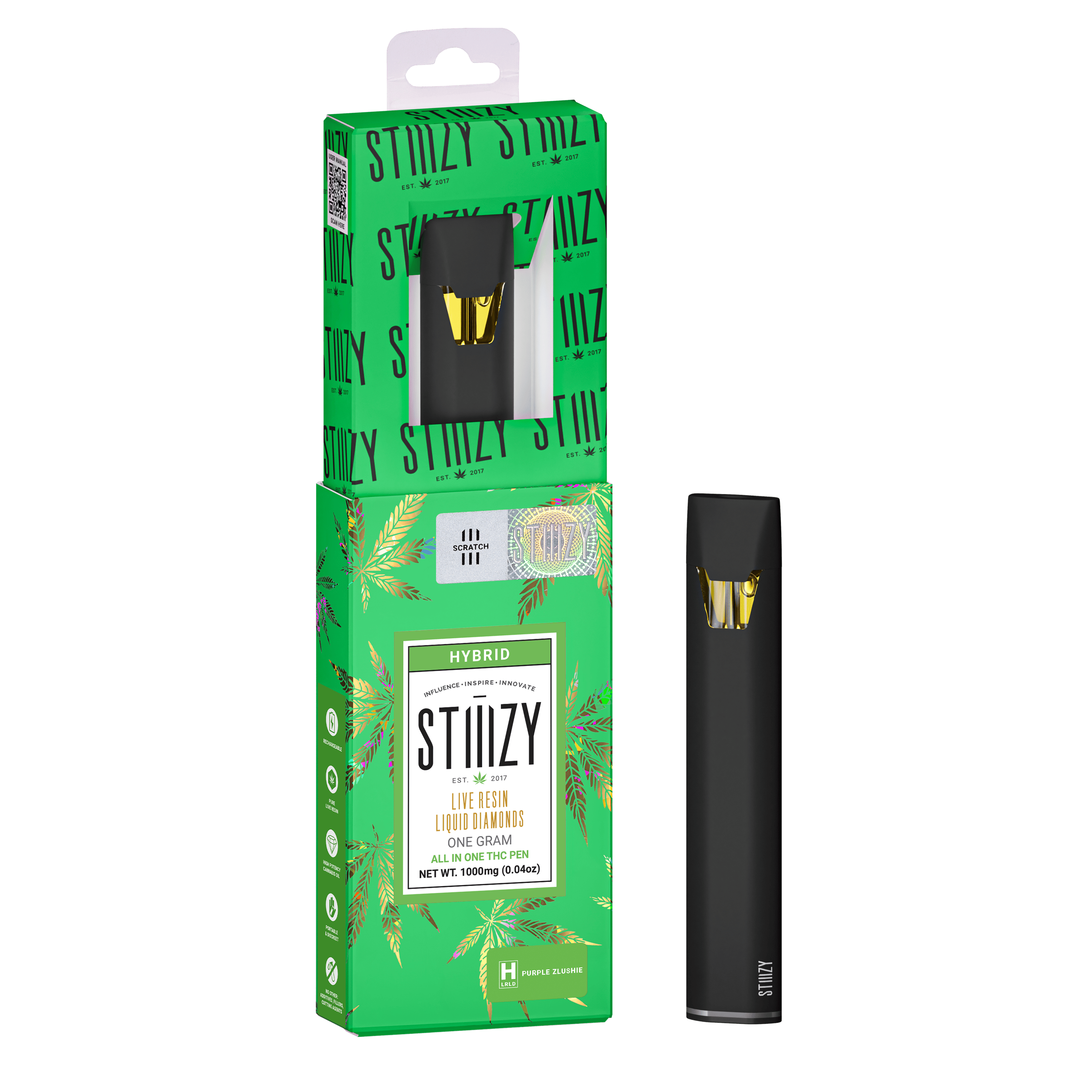 Vape - PURPLE ZLUSHIE 1G LQD All-In-One - STIIIZY
