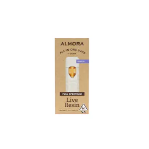 ALMORA FARMS - Almora Farm | Rosemary Garlic | Live Resin All-in-One Vaporizer | 1g