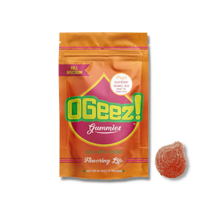 OGEEZ - OGeez! Peg's Raspberry Orange 100mg RSO Gummy