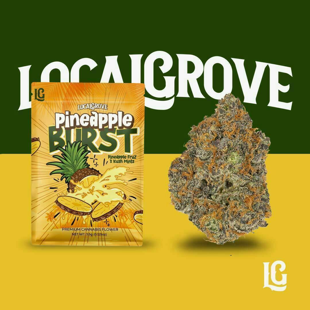 PINEAPPLE Local Grove Prepackaged Flower | Pineapple Burst | 3.5G - Localgrove