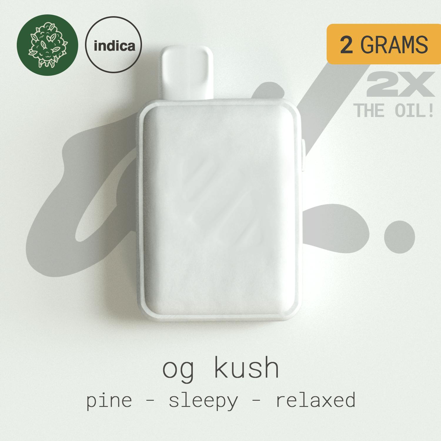 OG Kush - AIO 'Tugboat' (2g) - by Oil® - Craft Concentrates