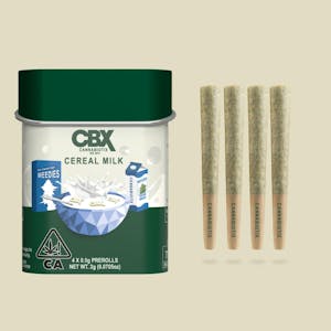 CANNABIOTIX - CBX .5g Cereal Milk Preroll 4pk