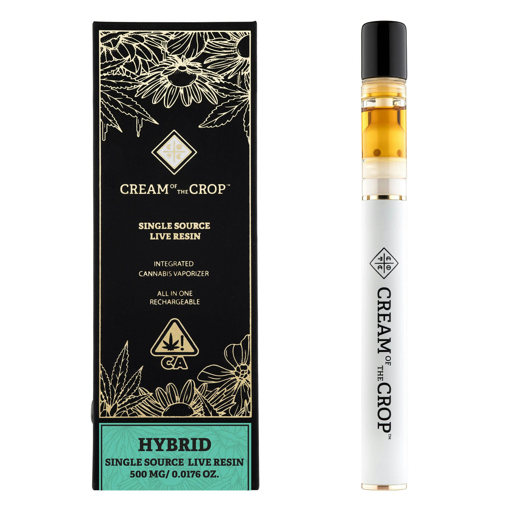 Kush N Cake | Live Resin All-In-One Vape | 0.5g - Cream of the Crop