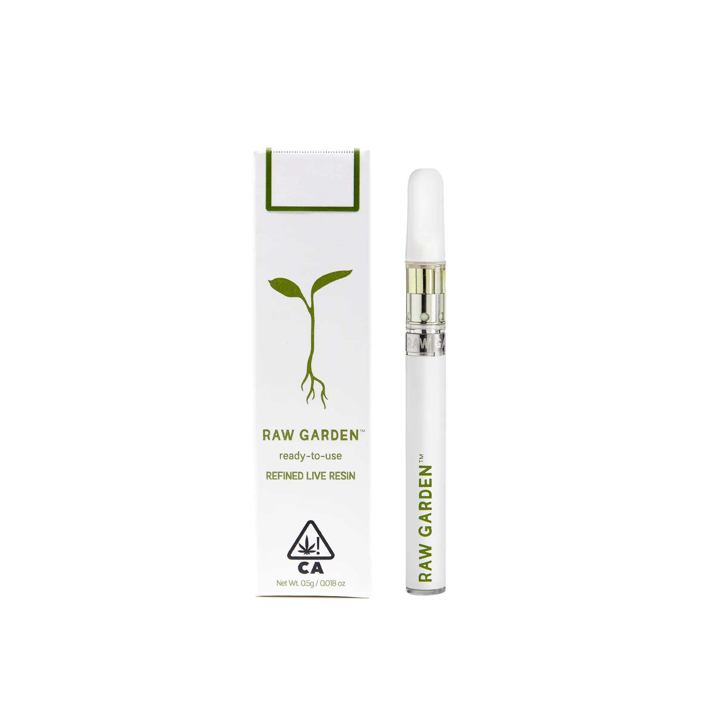 Raw Garden - Raw Garden - Banana Cream OG - 0.5g Refined Live Resin Vape Pen Main Image