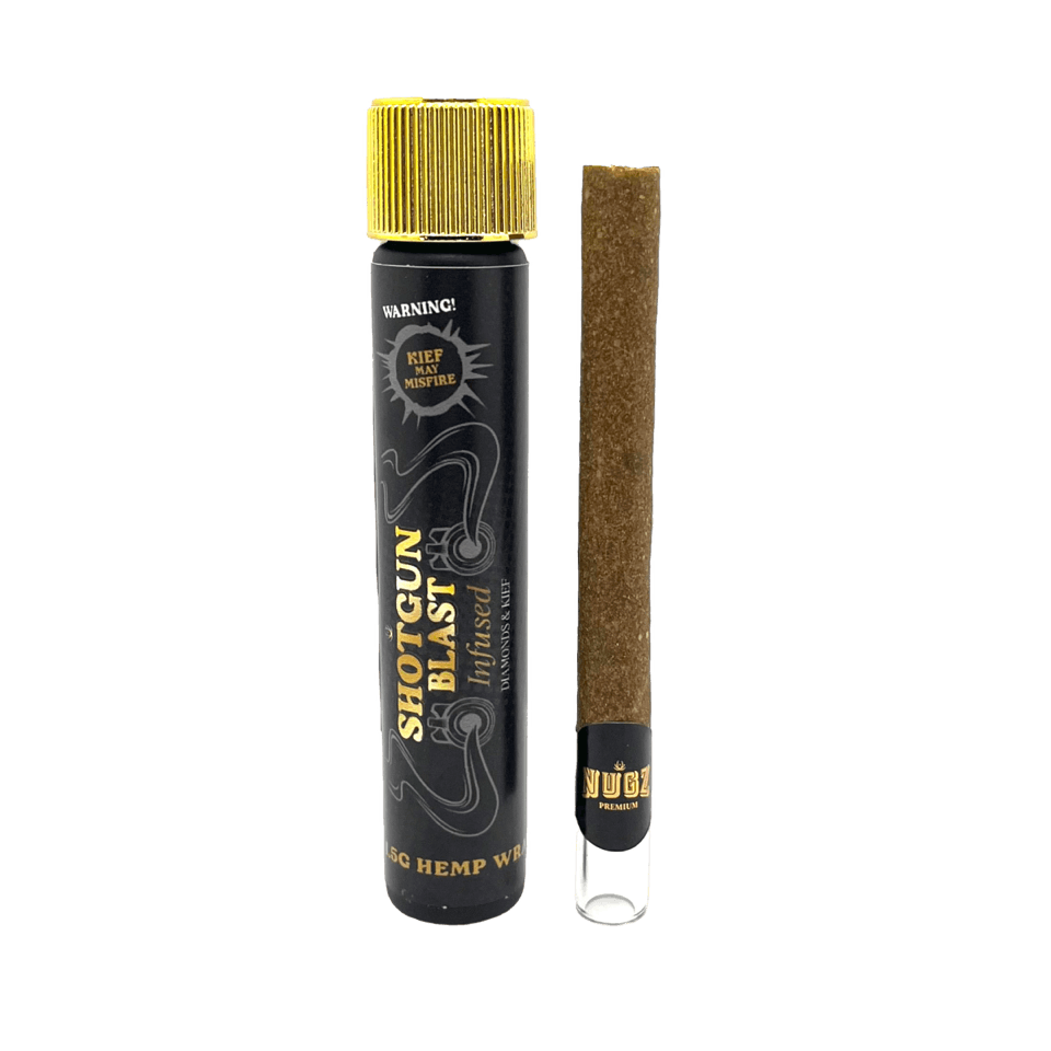 Shotgun Blast Nugz Hemp Wrap Infused Blunt (Glass Tip) - 1.5g