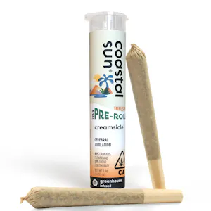 COASTAL SUN - Coastal Sun Infused Prerolls 2pk 1.5g - Creamsicle 53%