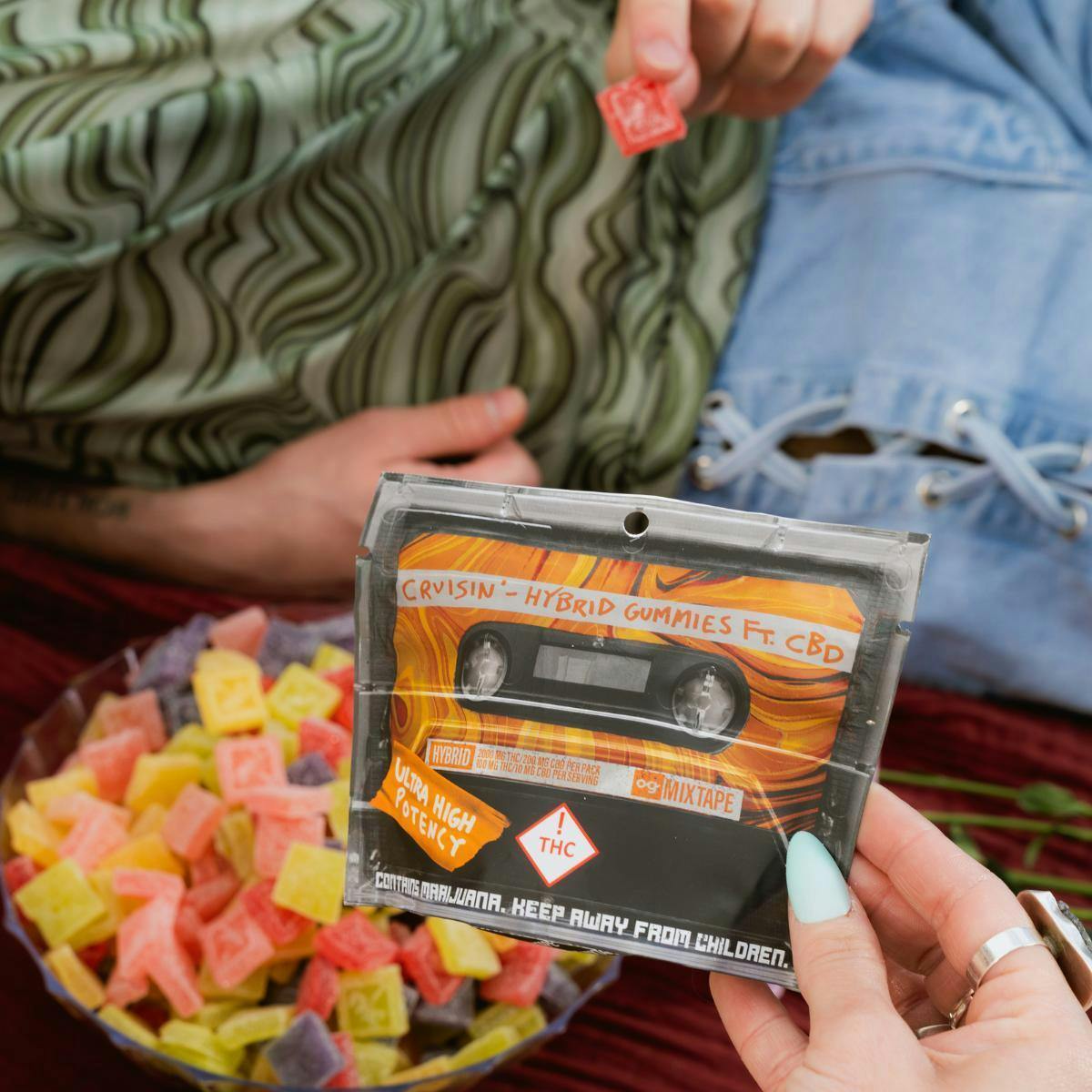 Cruisin' - Hybrid Gummies Ft. CBD (2000mg) - og Mixtape