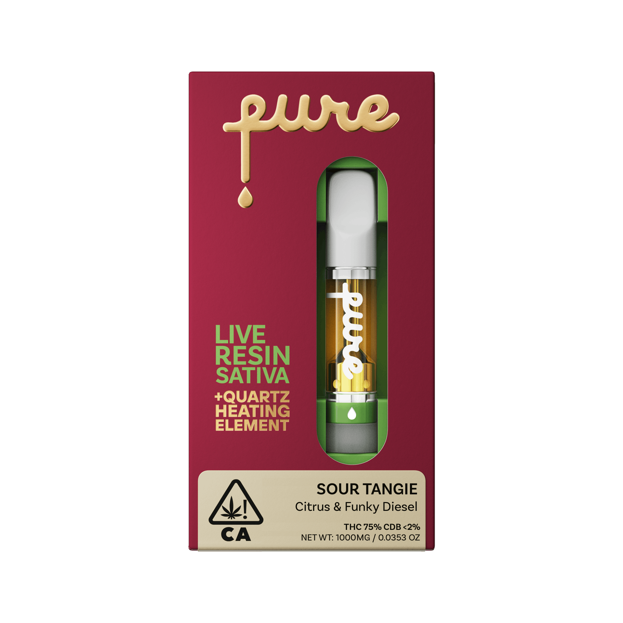 CRDHリキッド 1ml Tangie Tangie Distillate Cartridge 1g | Liberty (Baltimore)