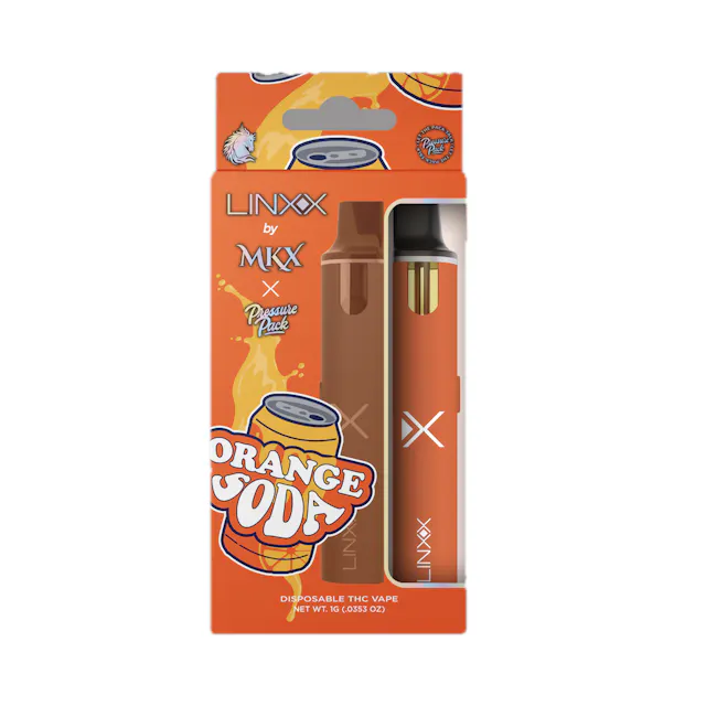 LINXX by MKX & Pressure Pack: 1g Disposable Vape - Orange Soda LINXX by MKX & Pressure Pack: 1g Disposable Vape - Orange Soda