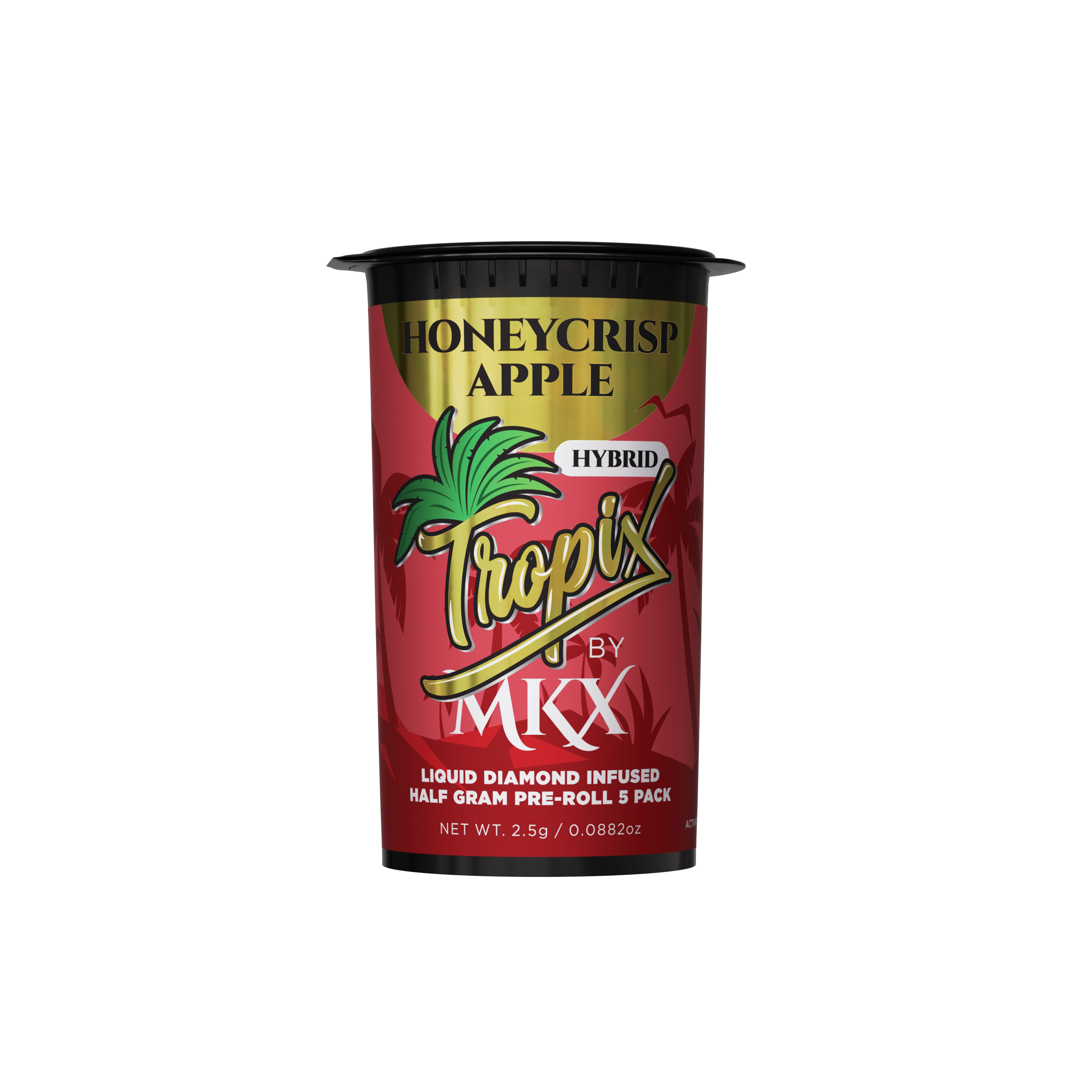 TropiX Liquid Diamond Pre-Rolls (0.5g/5pk) - 2.5G Honeycrisp Apple