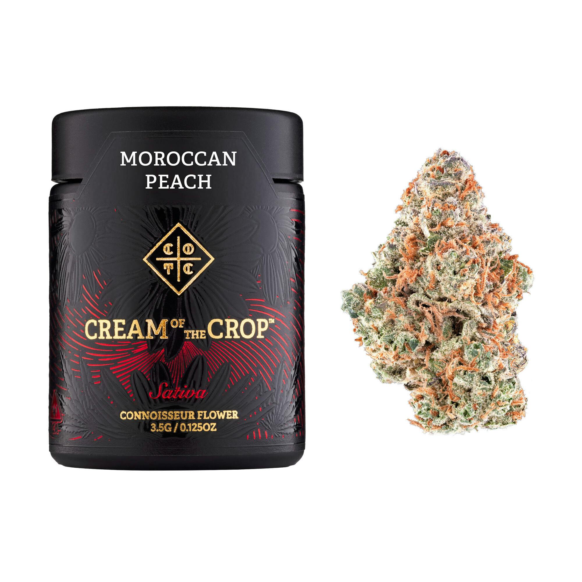 3.5g Moroccan Peaches (Indoor) - Cream of the Crop picture