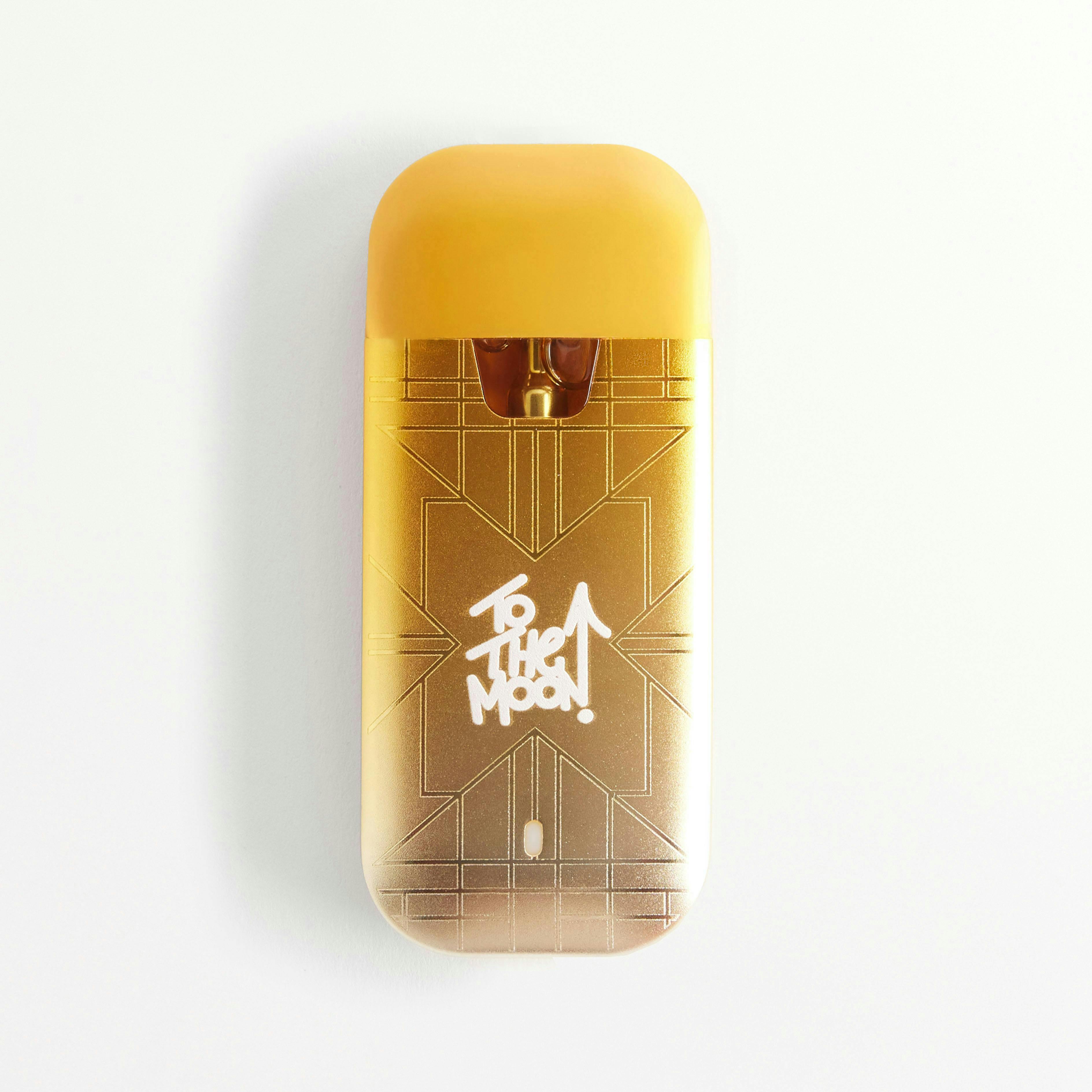 【WE】MINTON ミントン 22Kピュアゴールド　ショットグラス To The Moon | Lemon Cherry Gelato | Live Resin Disposable | 1g