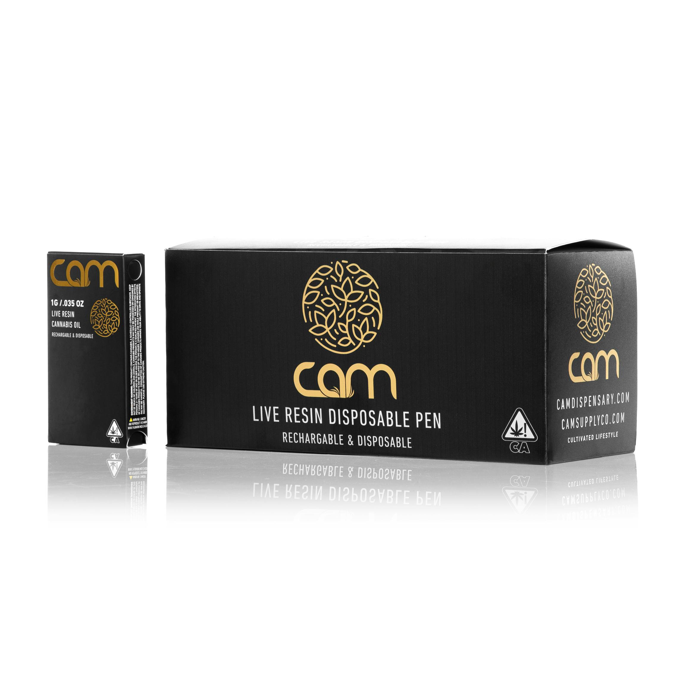 CAM | Kush Mints | Live Resin Disposable | 1g
