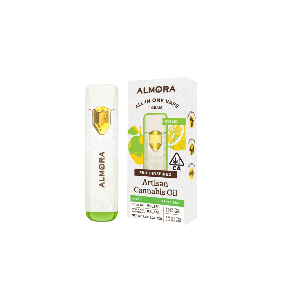 Apple Mac (H) | 1g Fruit Live Resin AIO | Almora
