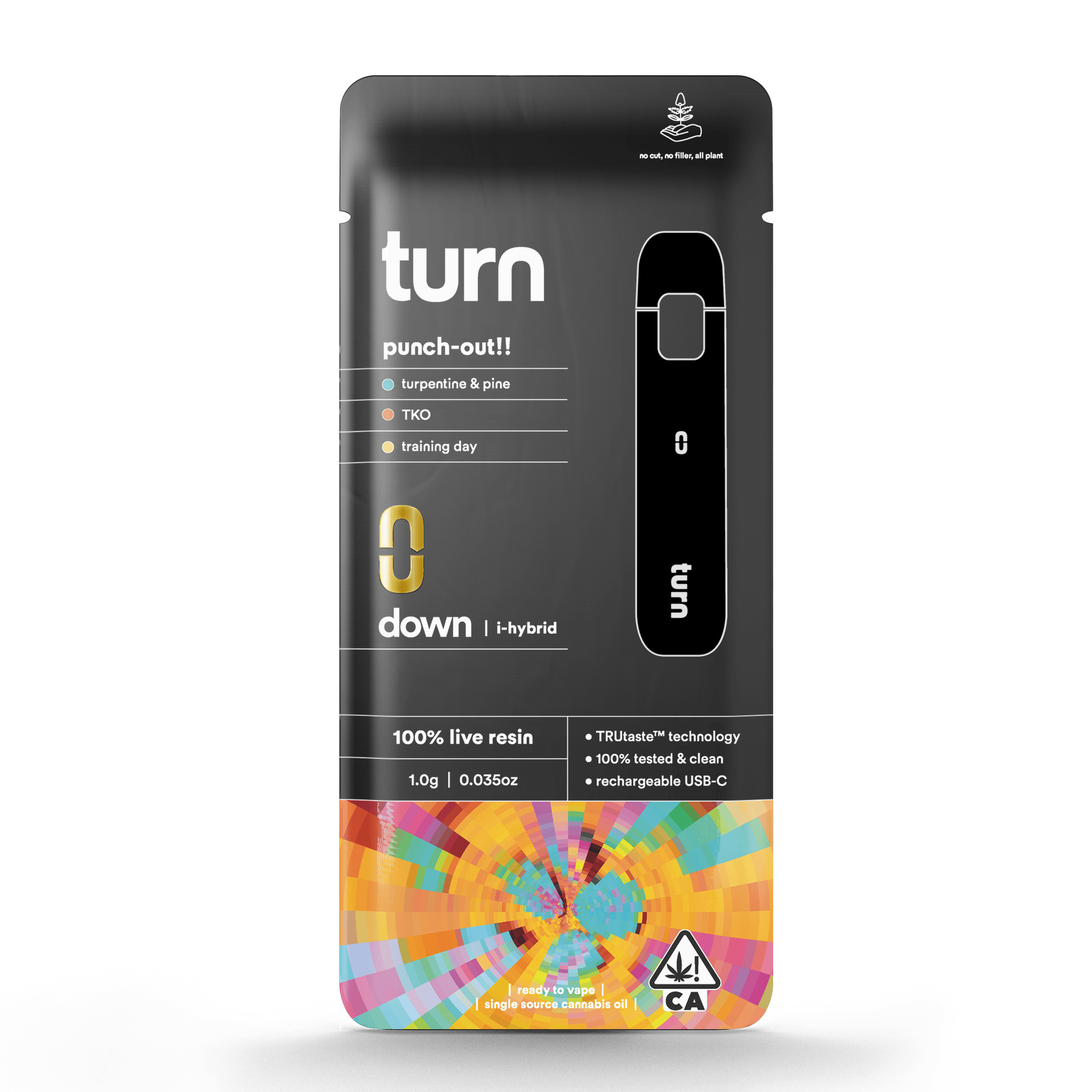 turn | Punch-Out!! | Live Resin Disposable | 1g - turn turn | Punch-Out!! | Live Resin Disposable | 1g - turn