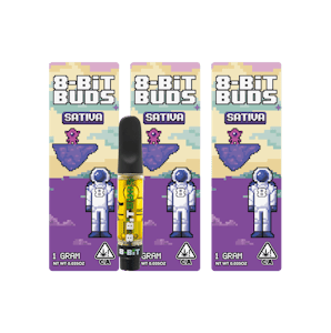 8 BIT BUDS - SUPER SOUR DIESEL - Rosin Infused Cart (Sativa)