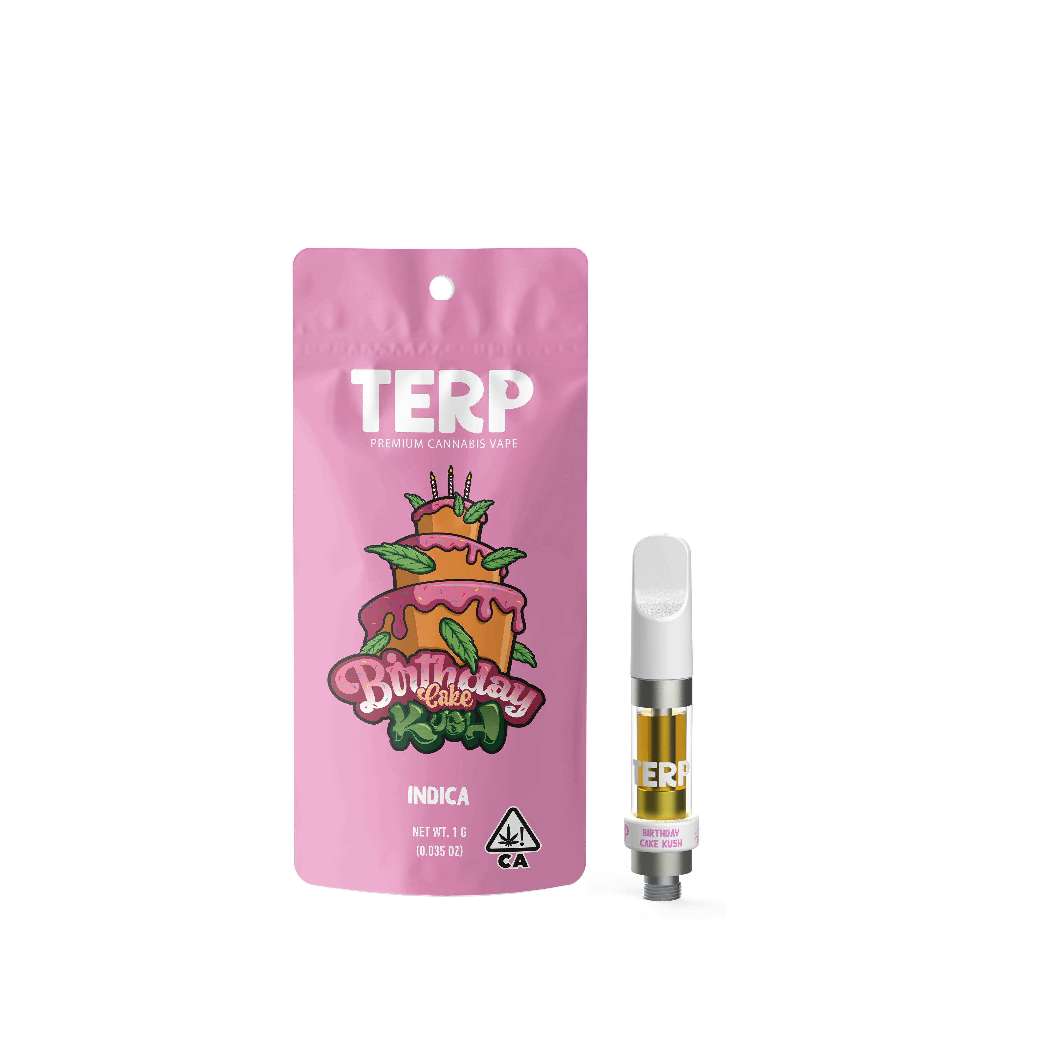 TERP Brand | Birthday Cake Kush | Cartridge | 1g - TERP Brand
