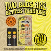 Freak Brothers - Jackz x Gelato - Chuck & Charlie's Dual Chamber Disposable - 1G