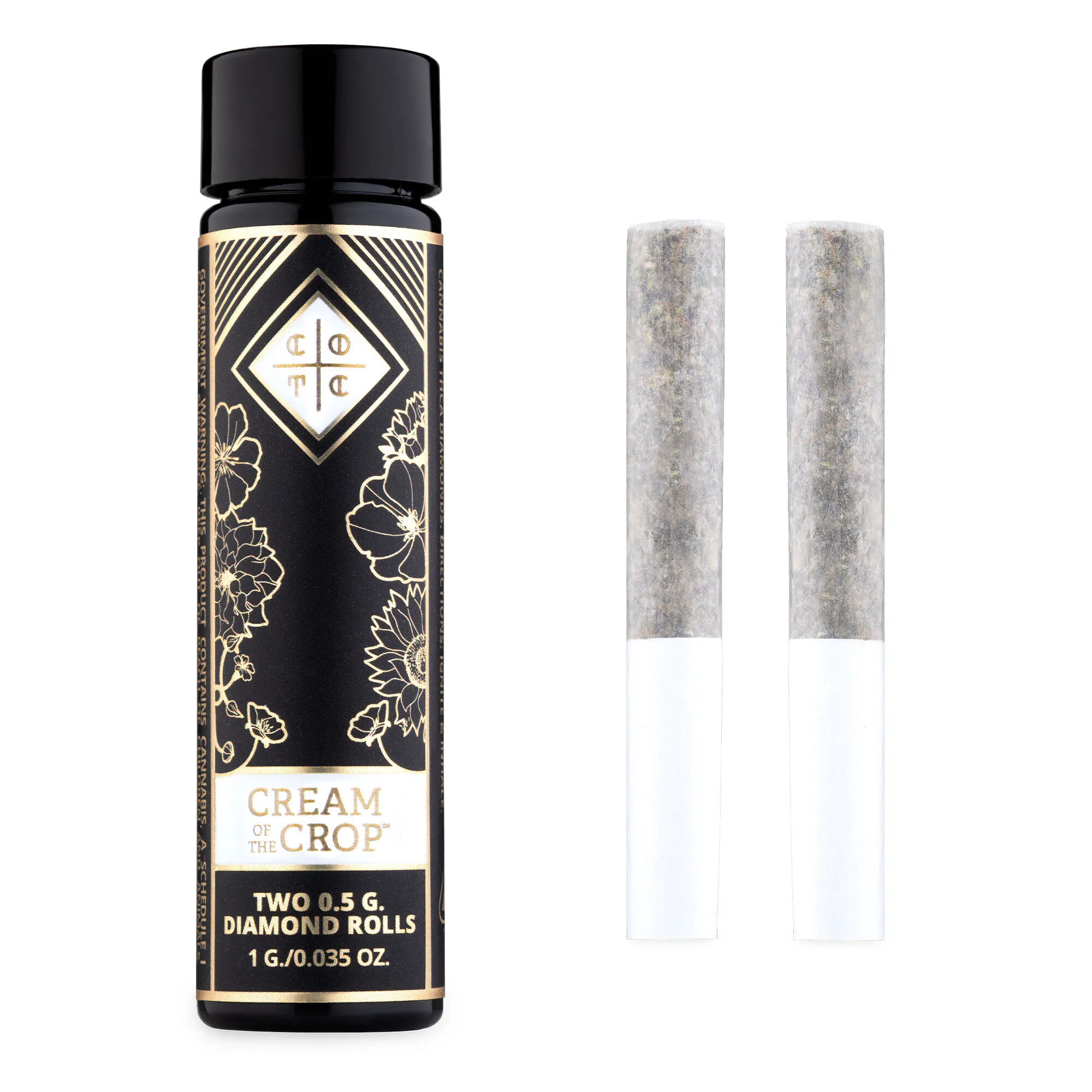 Cream Of The Crop. - OG Runtz x Cherry Gas Diamond Infused Pre-Rolls (2pk) Main Image