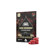 Heavy Hitters | Guava Strawberry | Live Rosin Gummies | 100mg