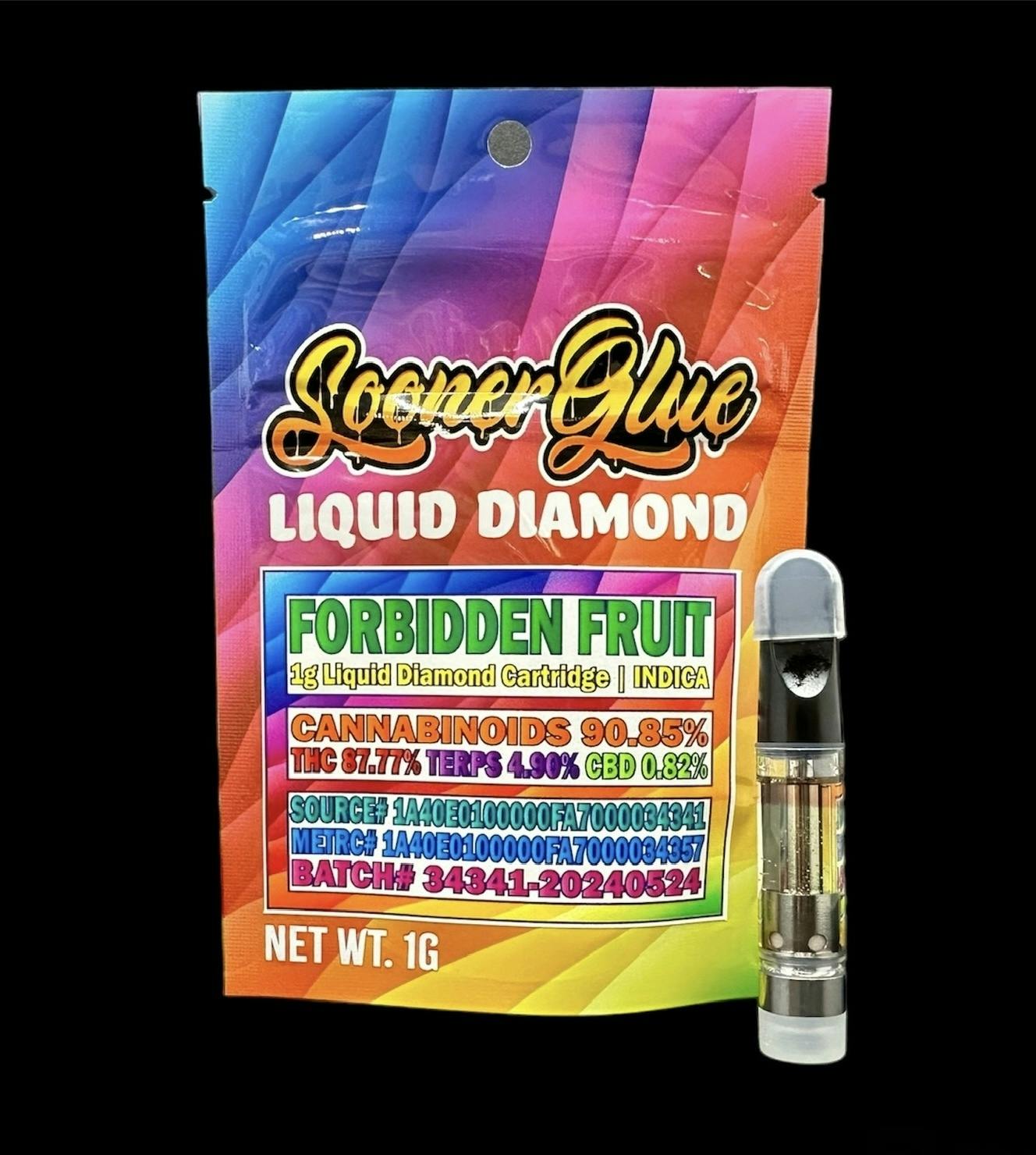 Forbidden Fruit - 1g Liquid Diamond Cartridge - Sooner Glue