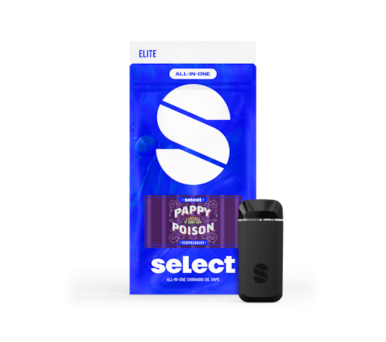 SELECT - Pappy Poison -Hybrid- Terpologist BRIQ Elite All in One 2g (Vape Pen) | Select   -vvv8 back