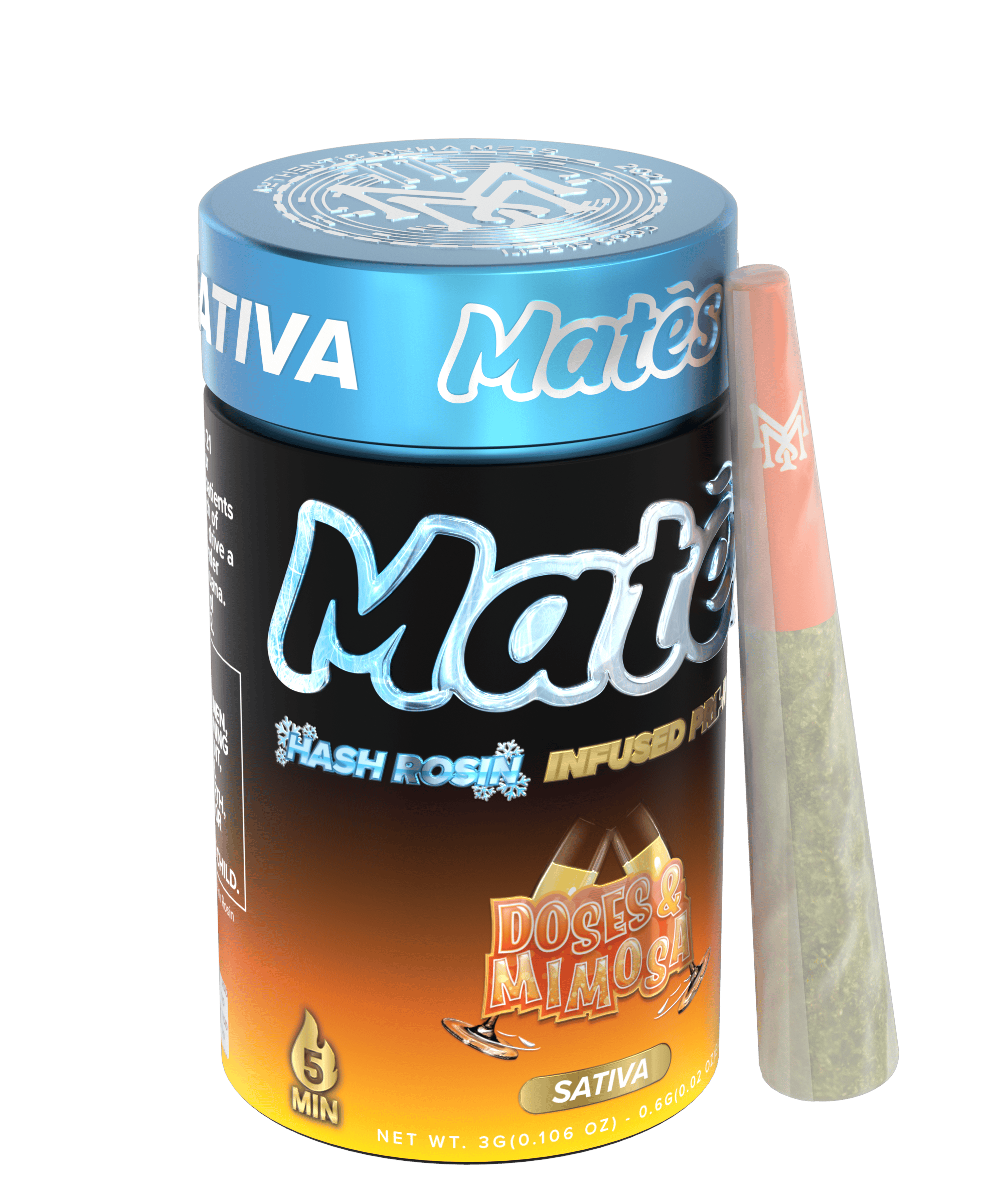 Muha Meds | Doses & Mimosa | Infused Joints | 0.6g each | 5pk