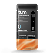Turn | peaches n cream (i-h) | botanica blends | Live Resin 1G AIO