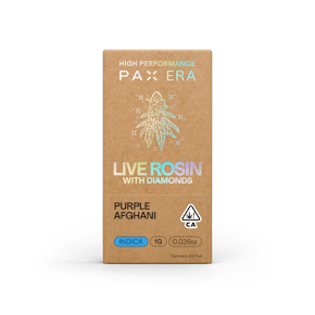 Purple Afghani | 1g Live Rosin Pod | PAX Era