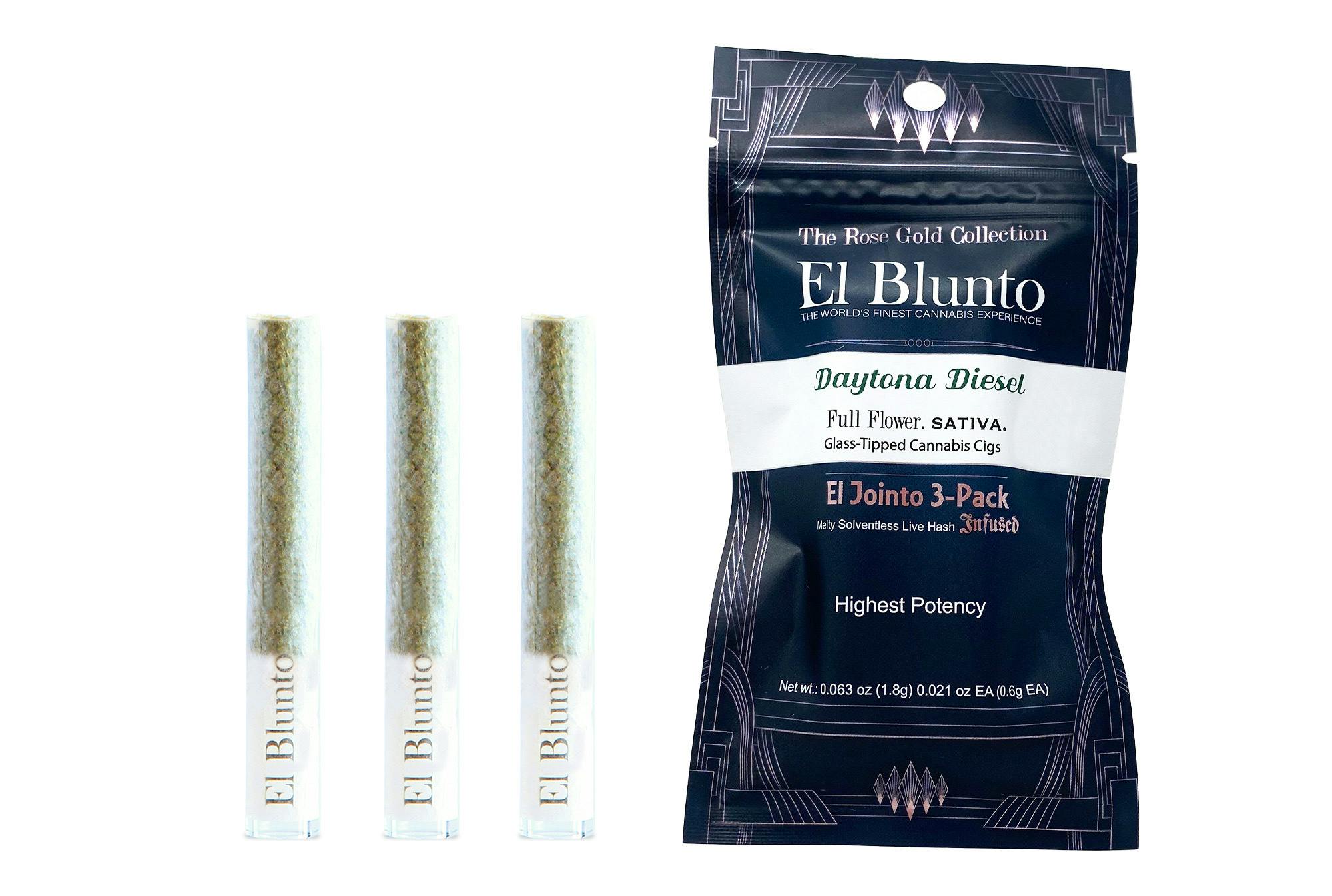 El Jointito 3pk - Daytona Diesel - 1.8G Hash Infused [Mini