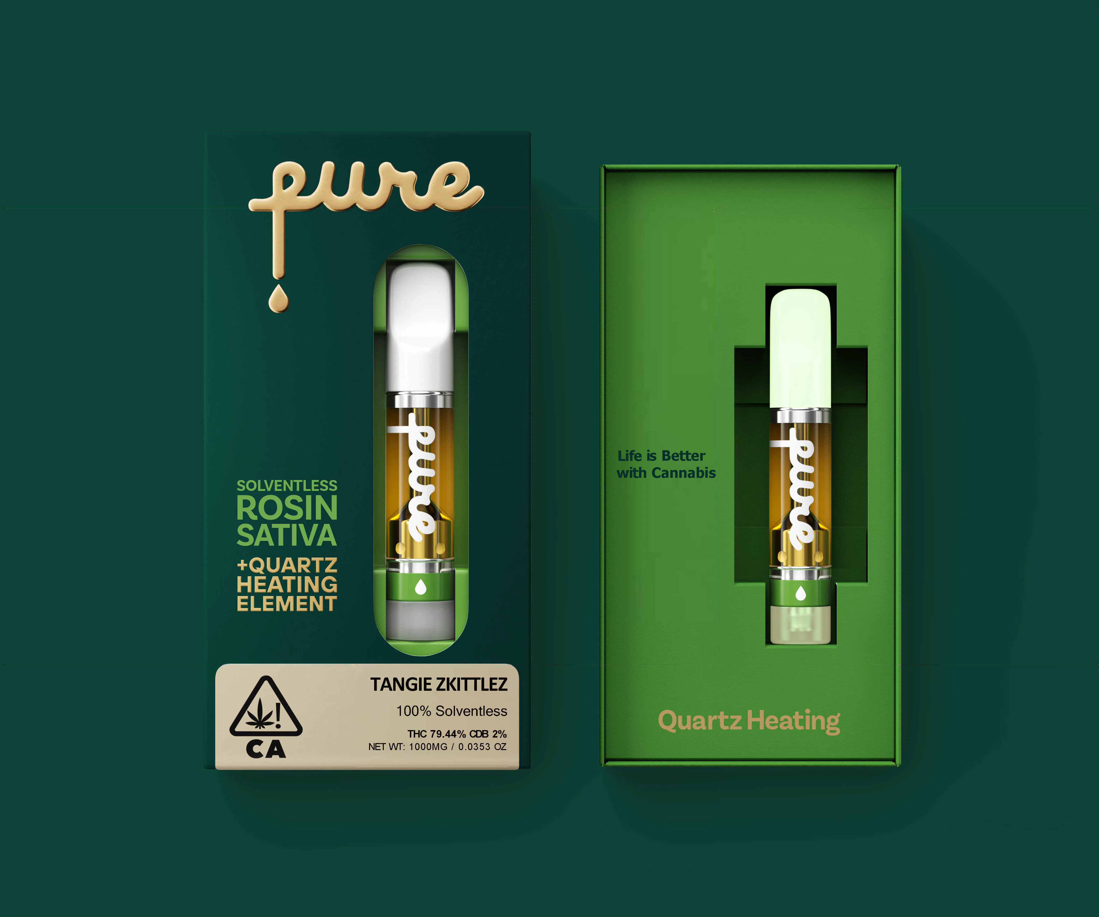 Pure Vape - Pure - Live Resin - Tangie Zkittlez - (S) 1g Main Image