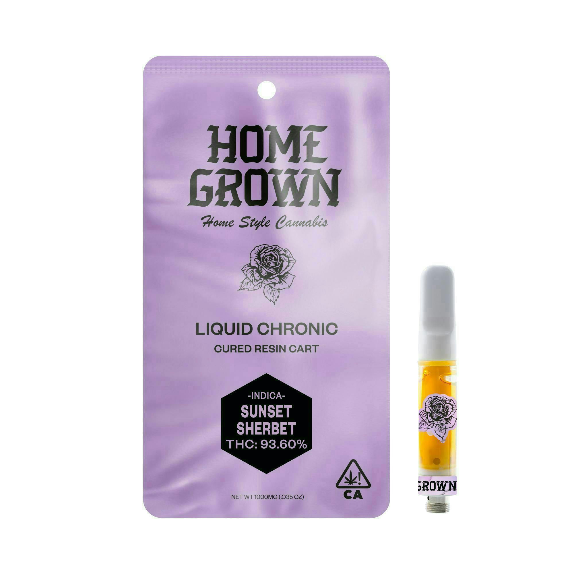 Home Grown | Sunset Sherbet | Cured Resin Cartridge | 1g